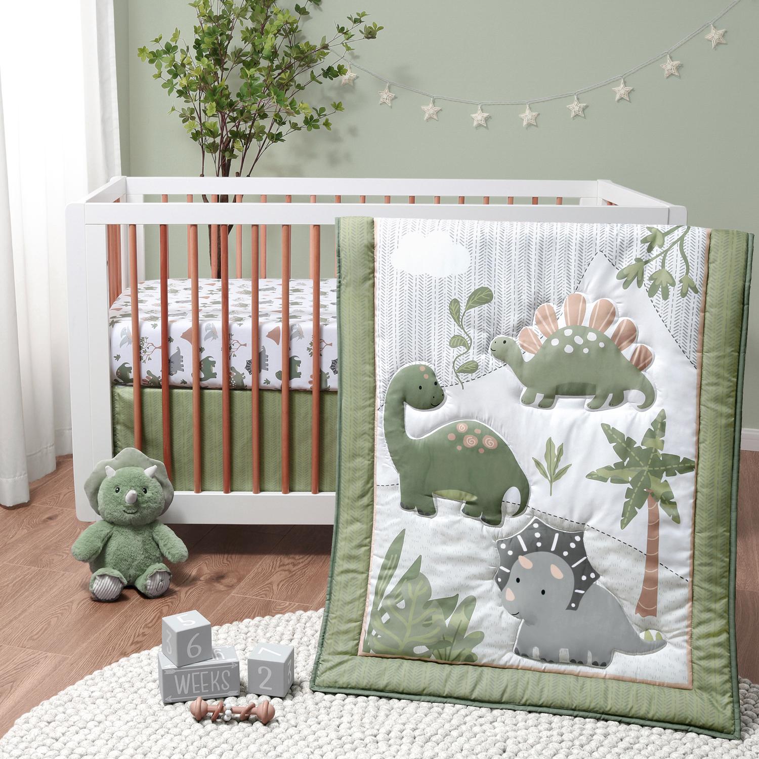 Dinosaur crib set on sale