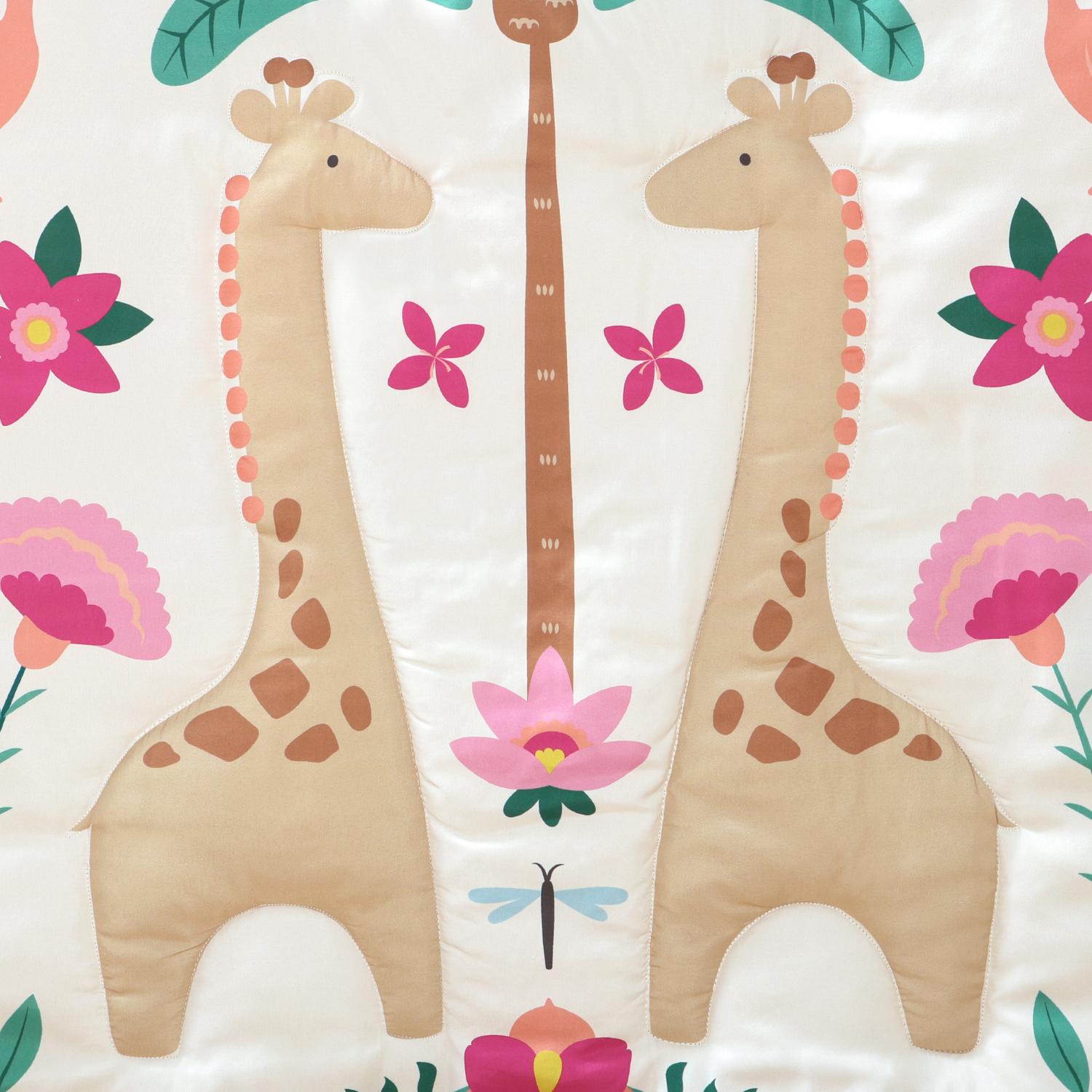 Bright Safari 5-Piece Crib Bedding Set