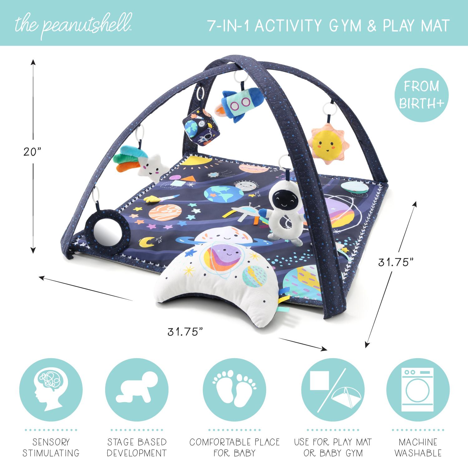 Space 7-in-1 Baby Activity Gym Playmat