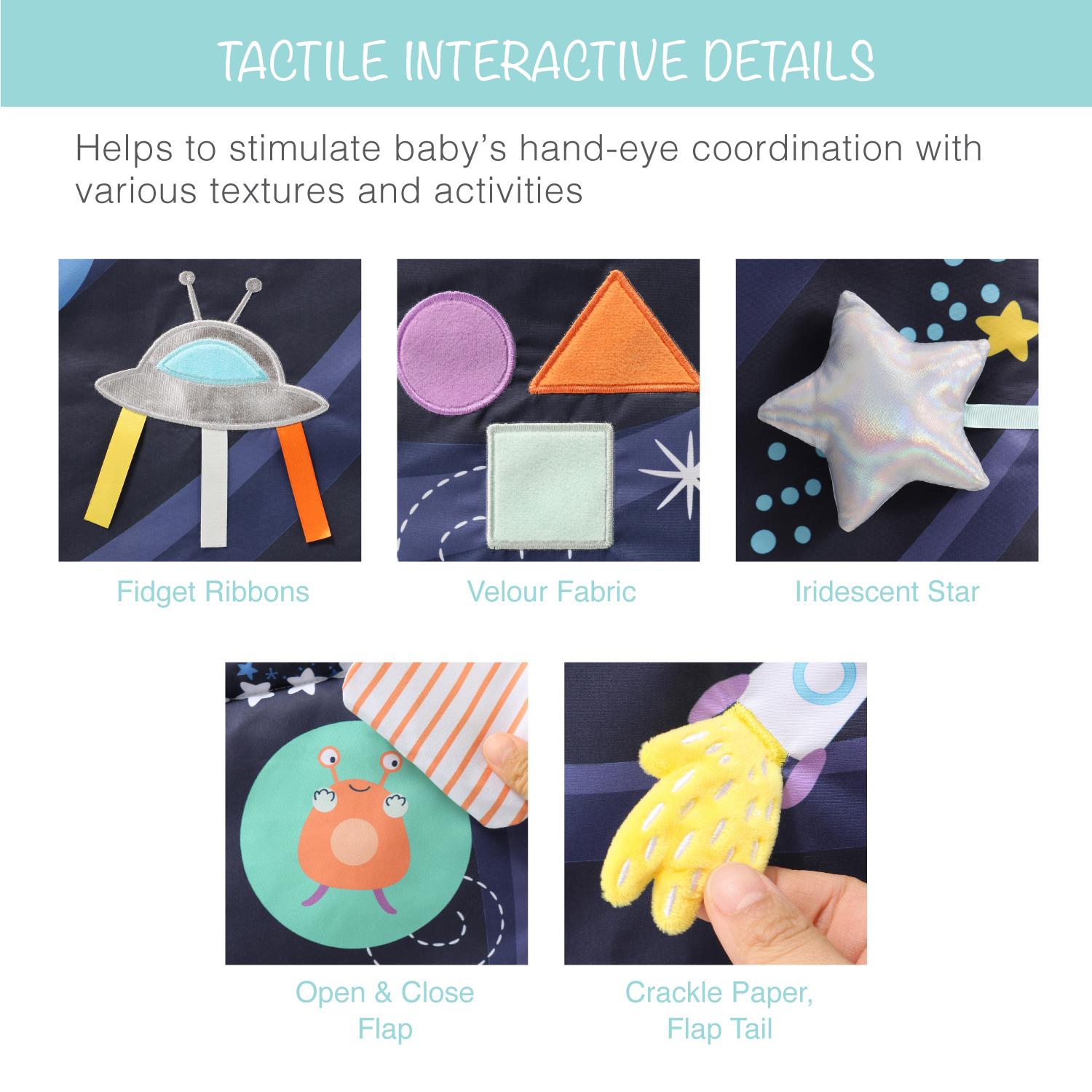 Space 7-in-1 Baby Activity Gym Playmat