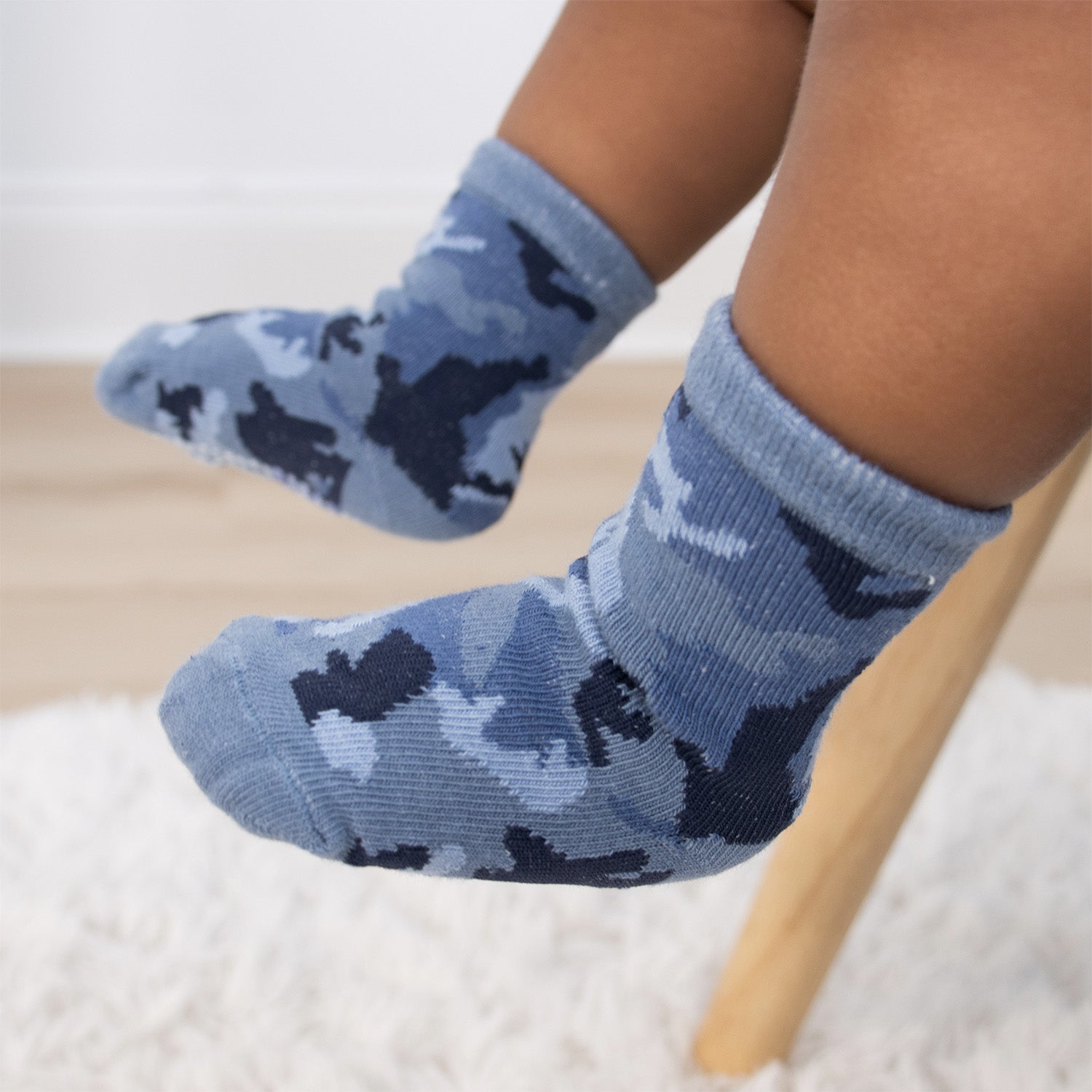 Baby Boys 12pk Organic Cotton Socks, Blue/Grey