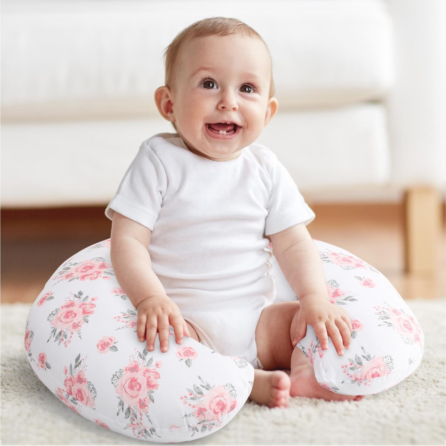 Floral Rose Nursing Pillow