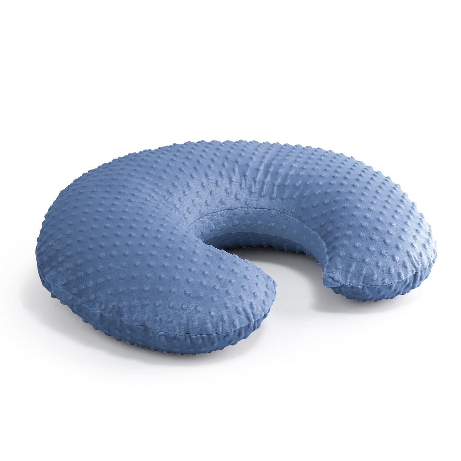 Dinosaur Print and Navy Blue Minky Dot Pillow Covers, 2 Pack Set