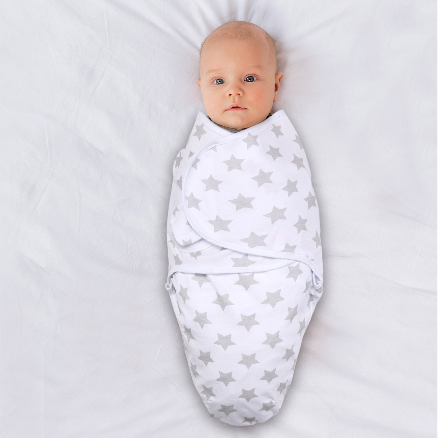 Grey Patterned Swaddles, 3-Pack Set