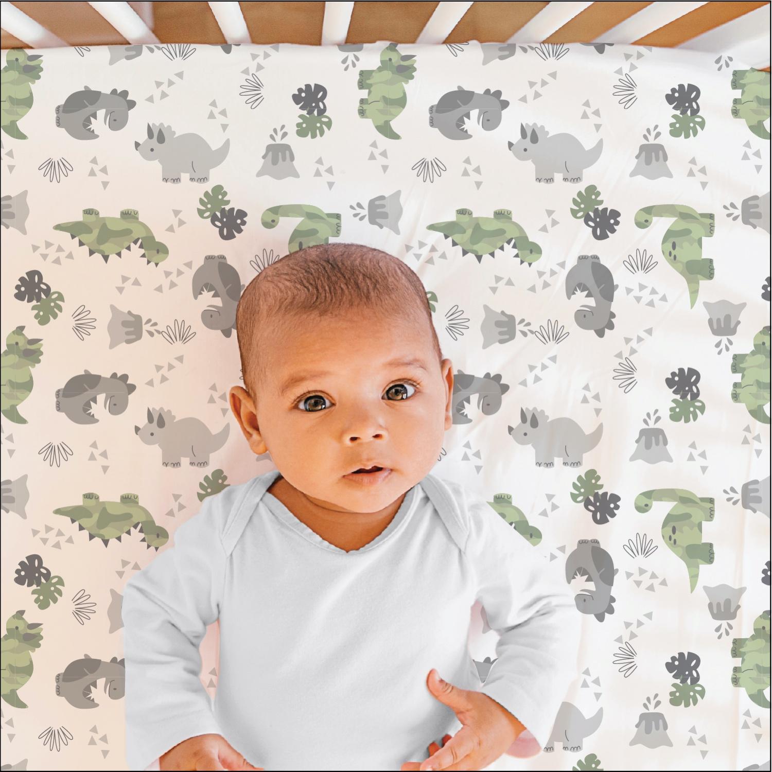 Dinosaur 2-Pack Crib Sheet Set