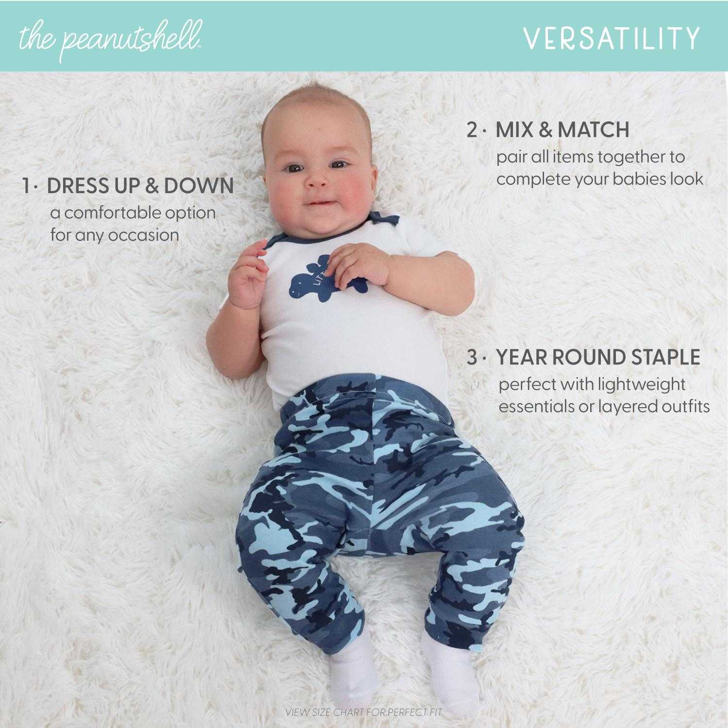 Blue Camo Baby 23-piece clothing gift set versatility