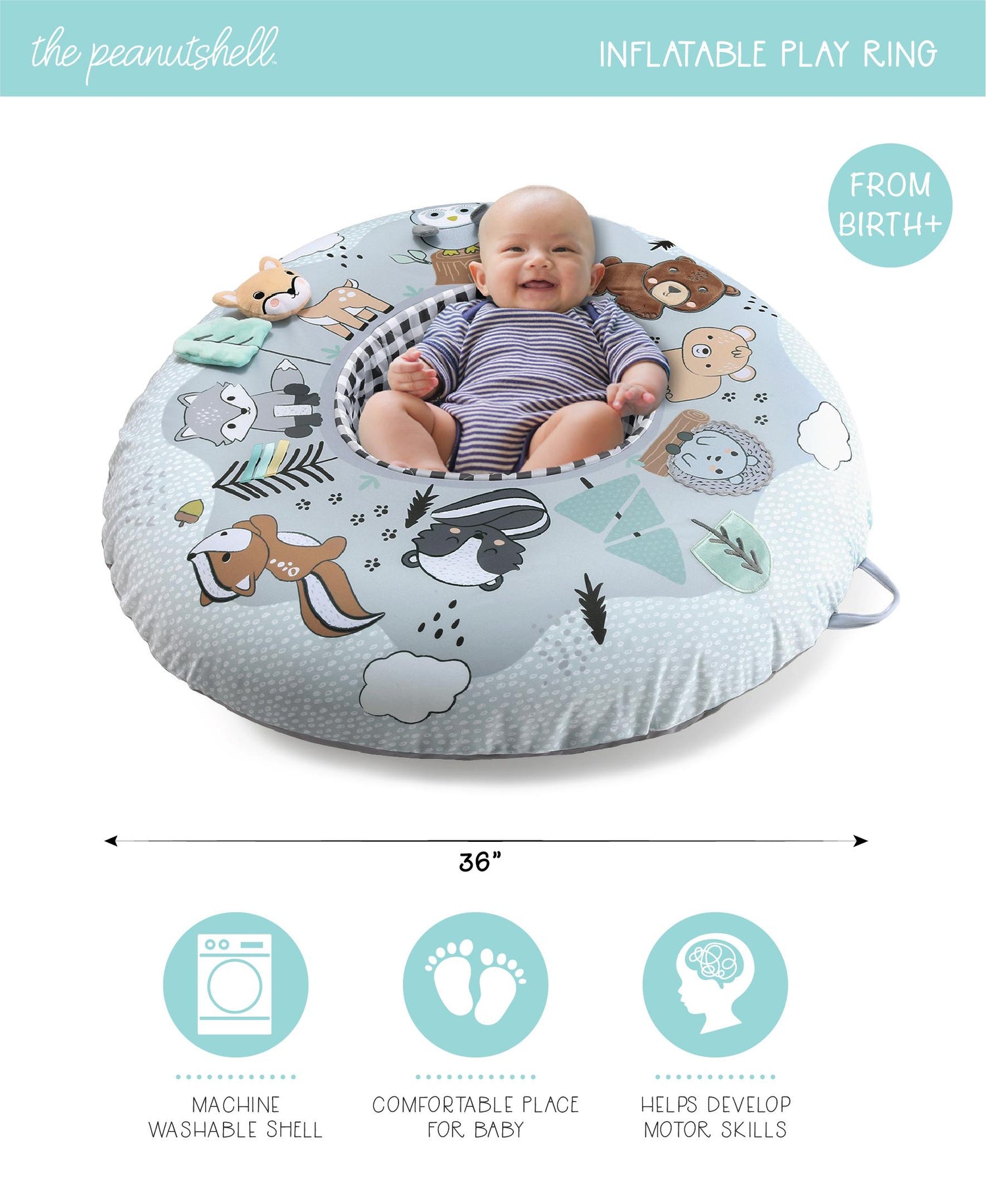 Woodland Baby Play Ring