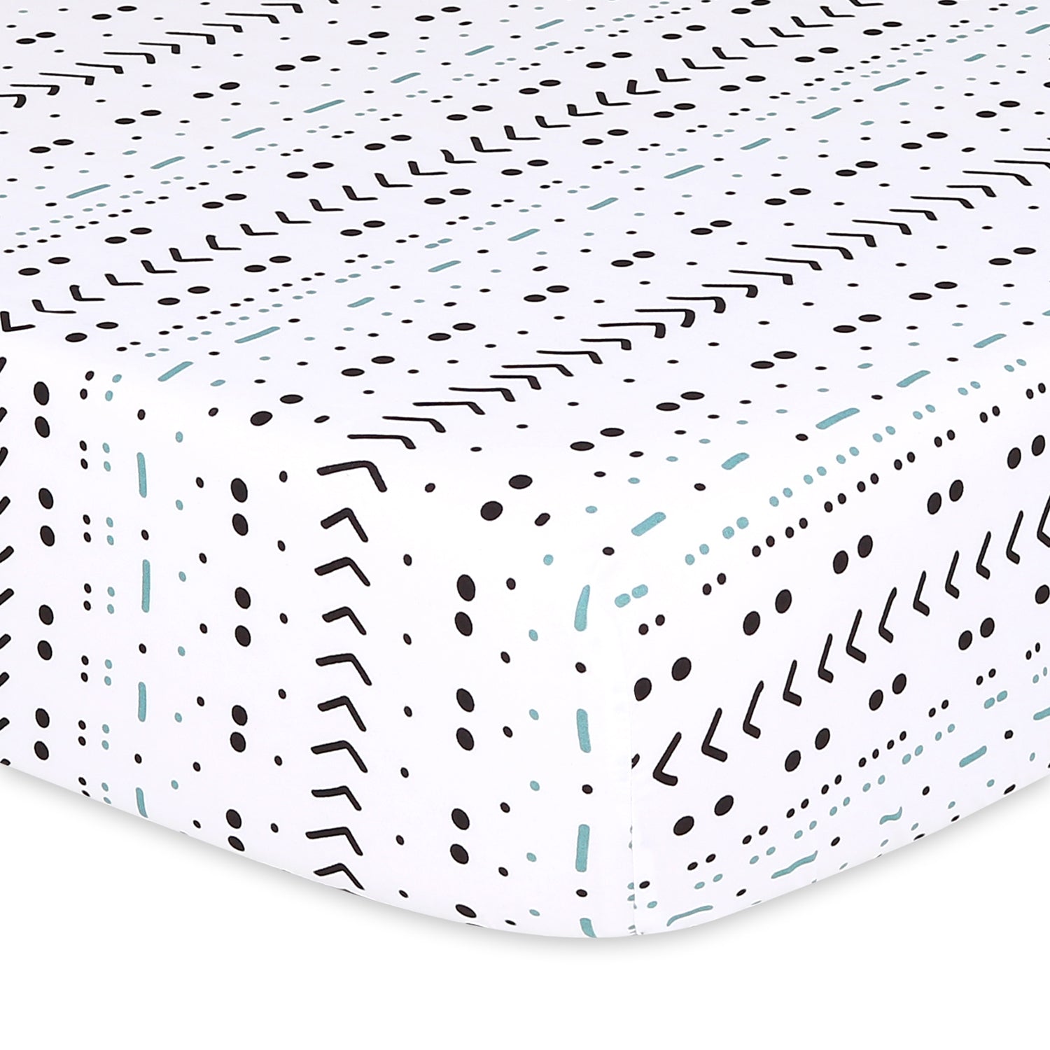 Cactus 4-Pack Fitted Crib Sheet Set