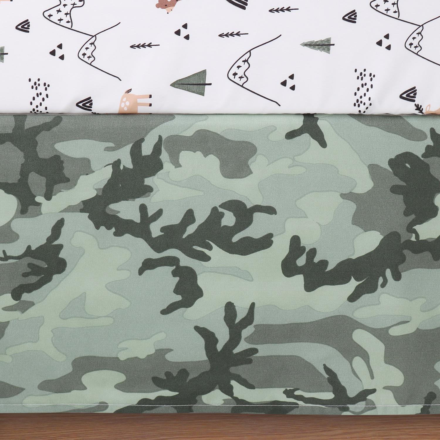 Woodland Camo 3-Piece Bedding Set