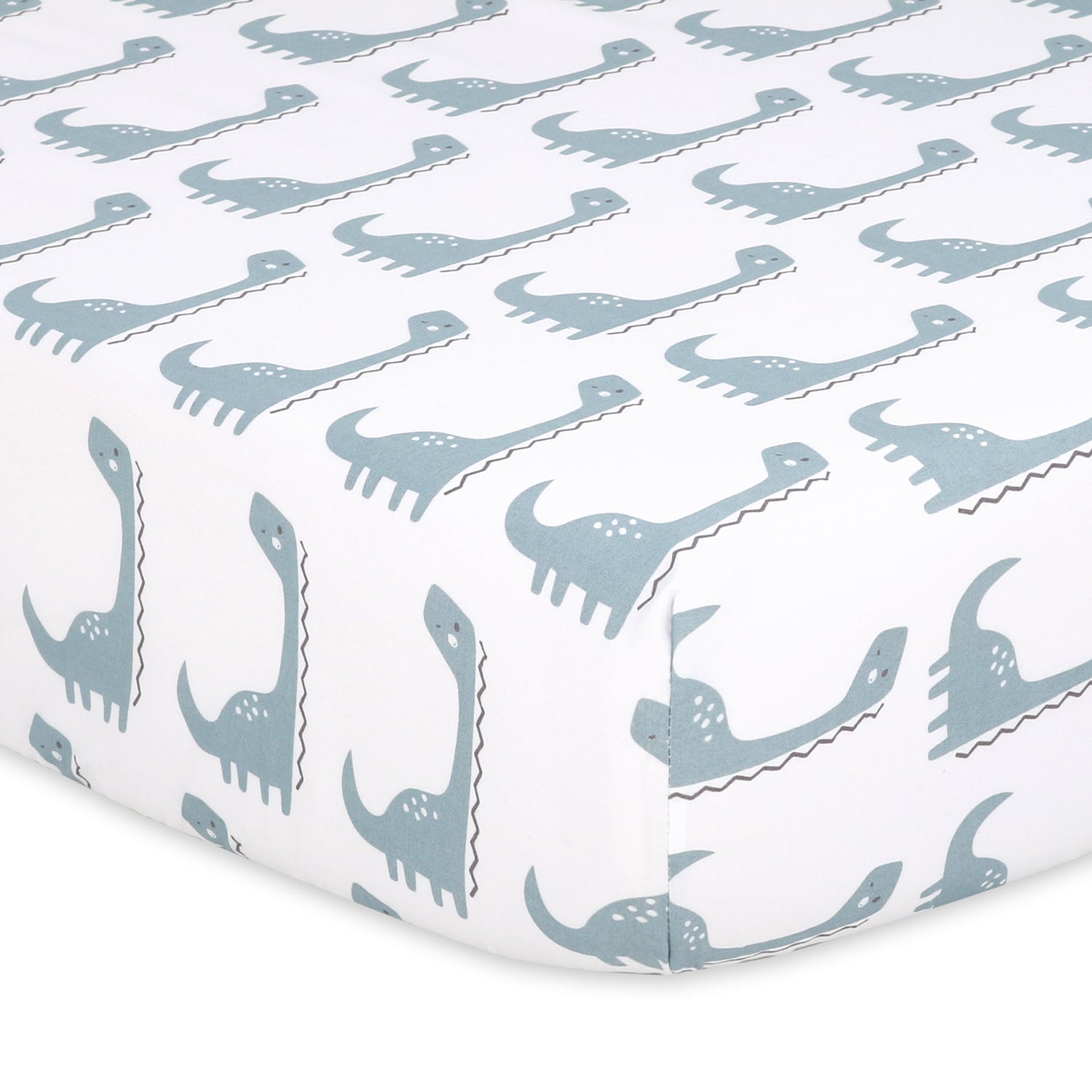 Dinosaur 4-Pack Fitted Crib Sheet Set