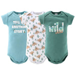 Wild Jungle Baby layette gift set bodysuits