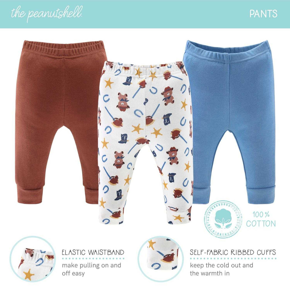 Yellowstone Baby layette 16-piece gift set pants