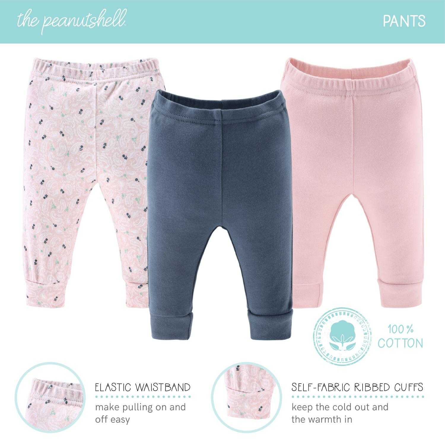 Prairie Floral Baby layette gift set pants