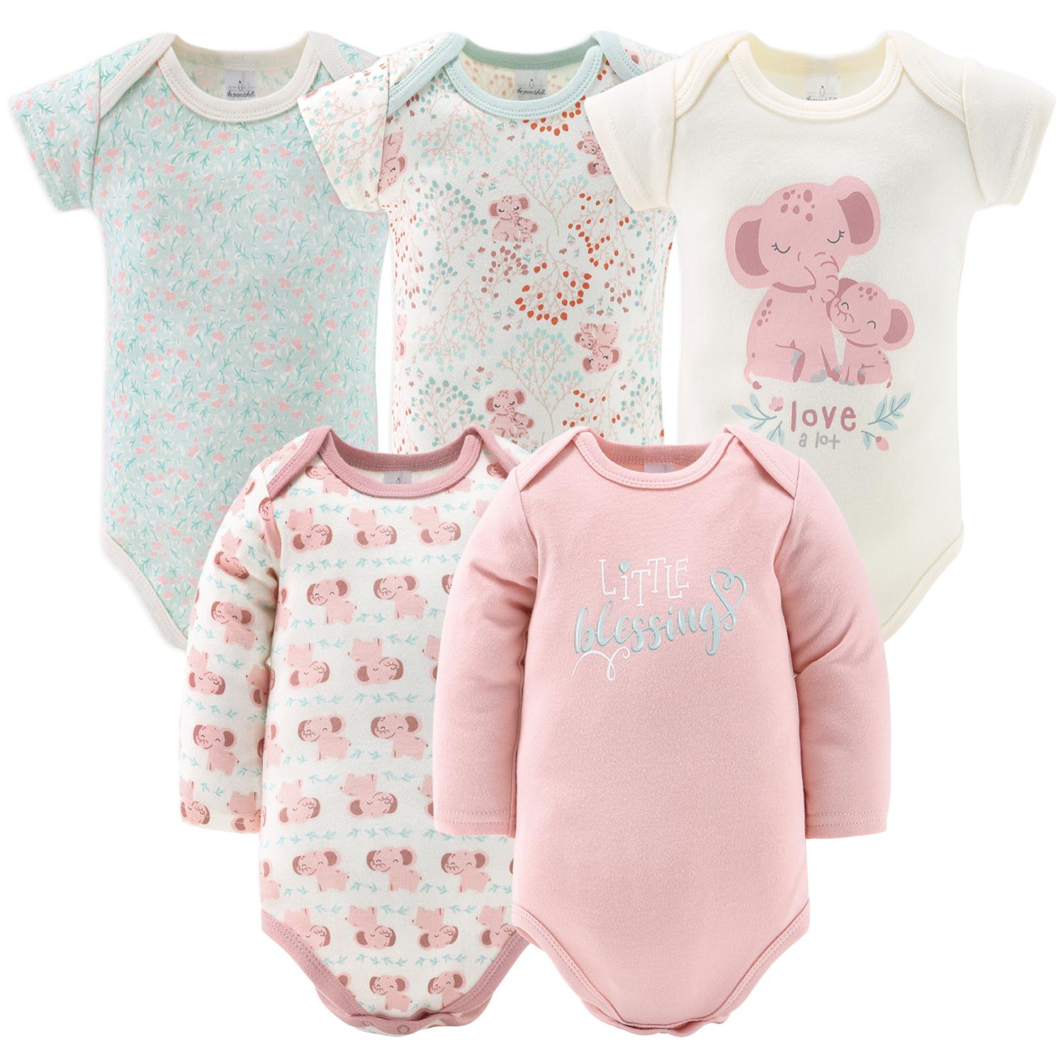 30-Piece Layette Gift Set, Floral Elephant