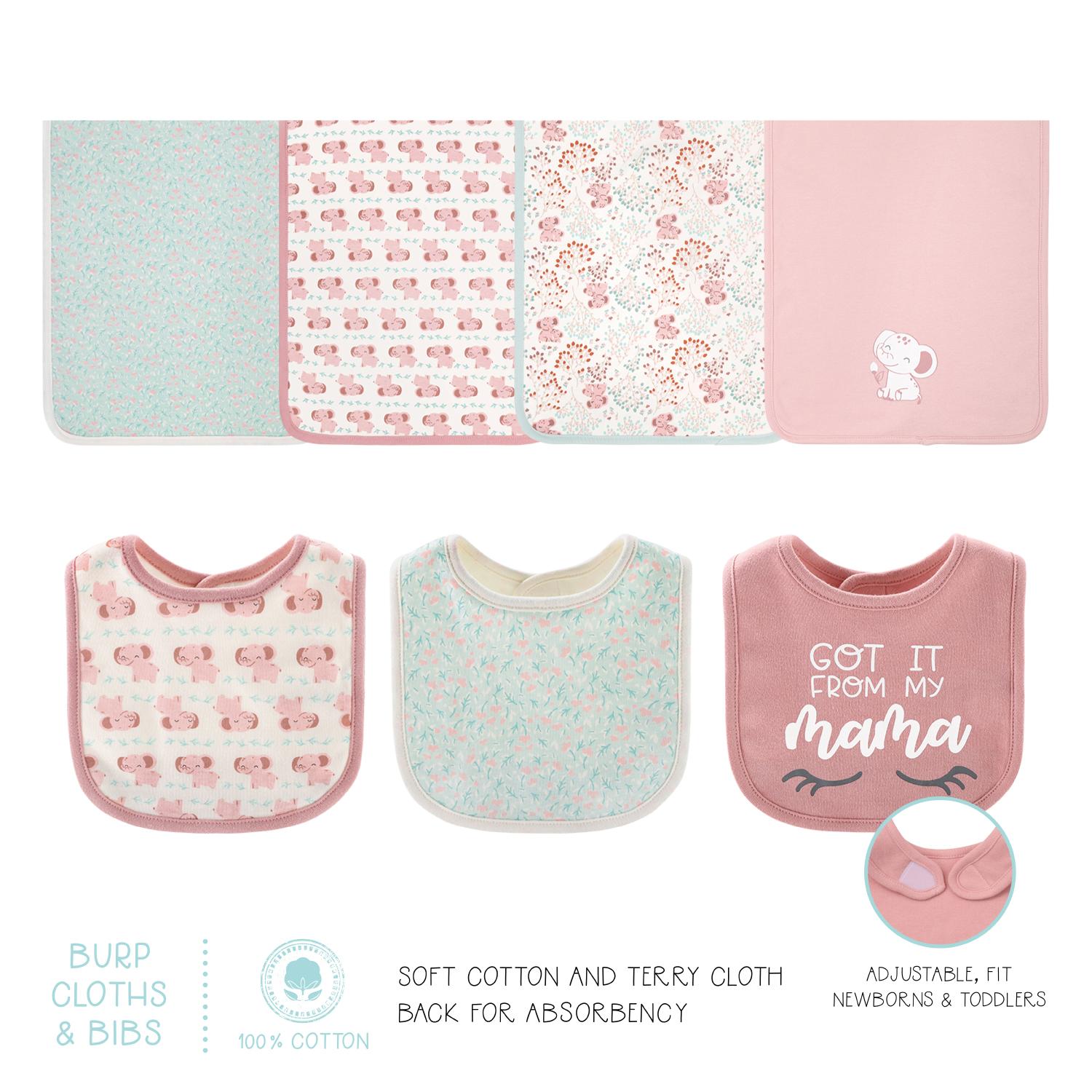 30-Piece Layette Gift Set, Floral Elephant