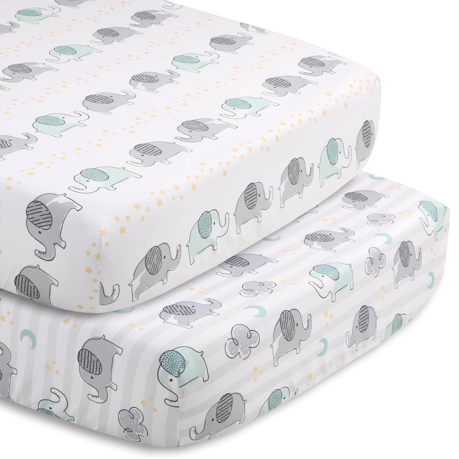 Elephant Dreams 5-Piece Crib Bedding Set