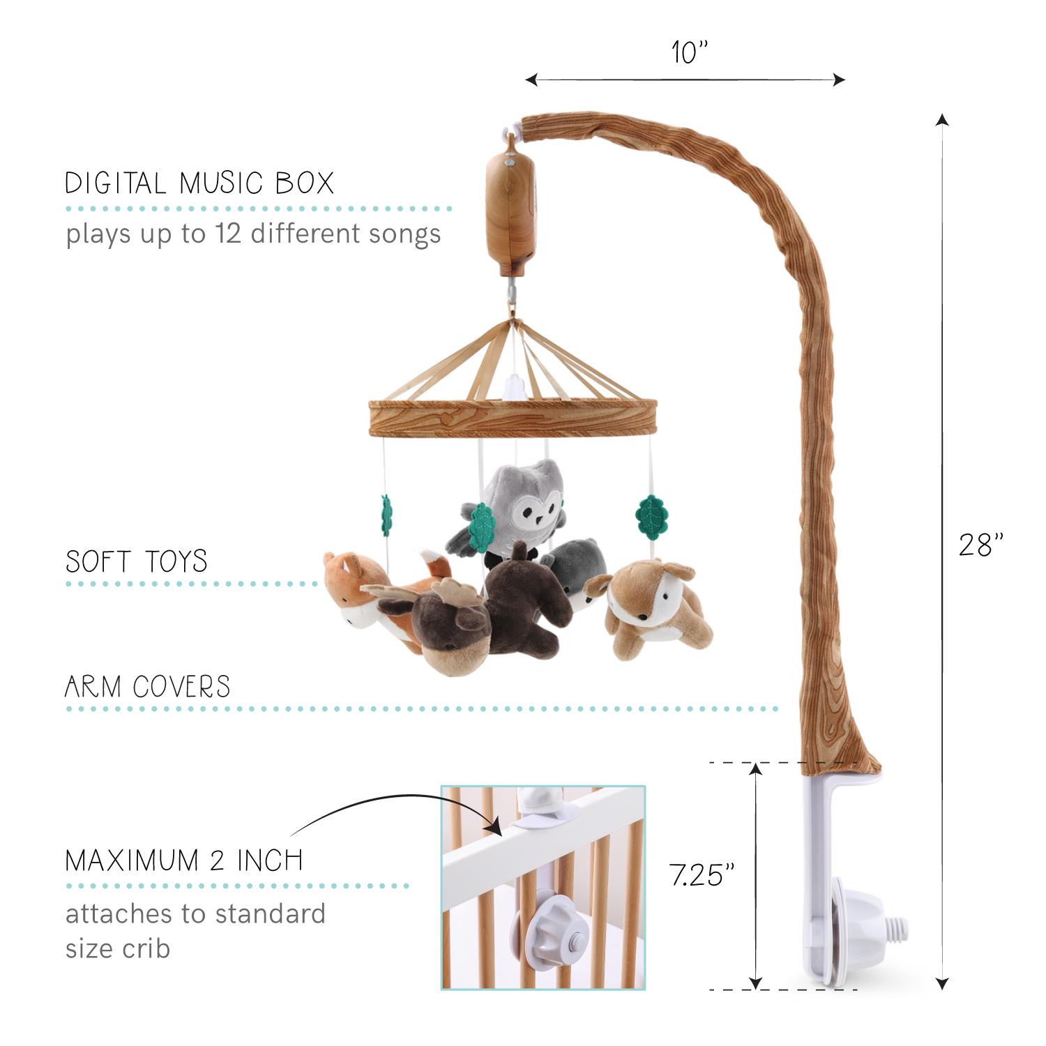 Whimsical Woodland Musical Mobile