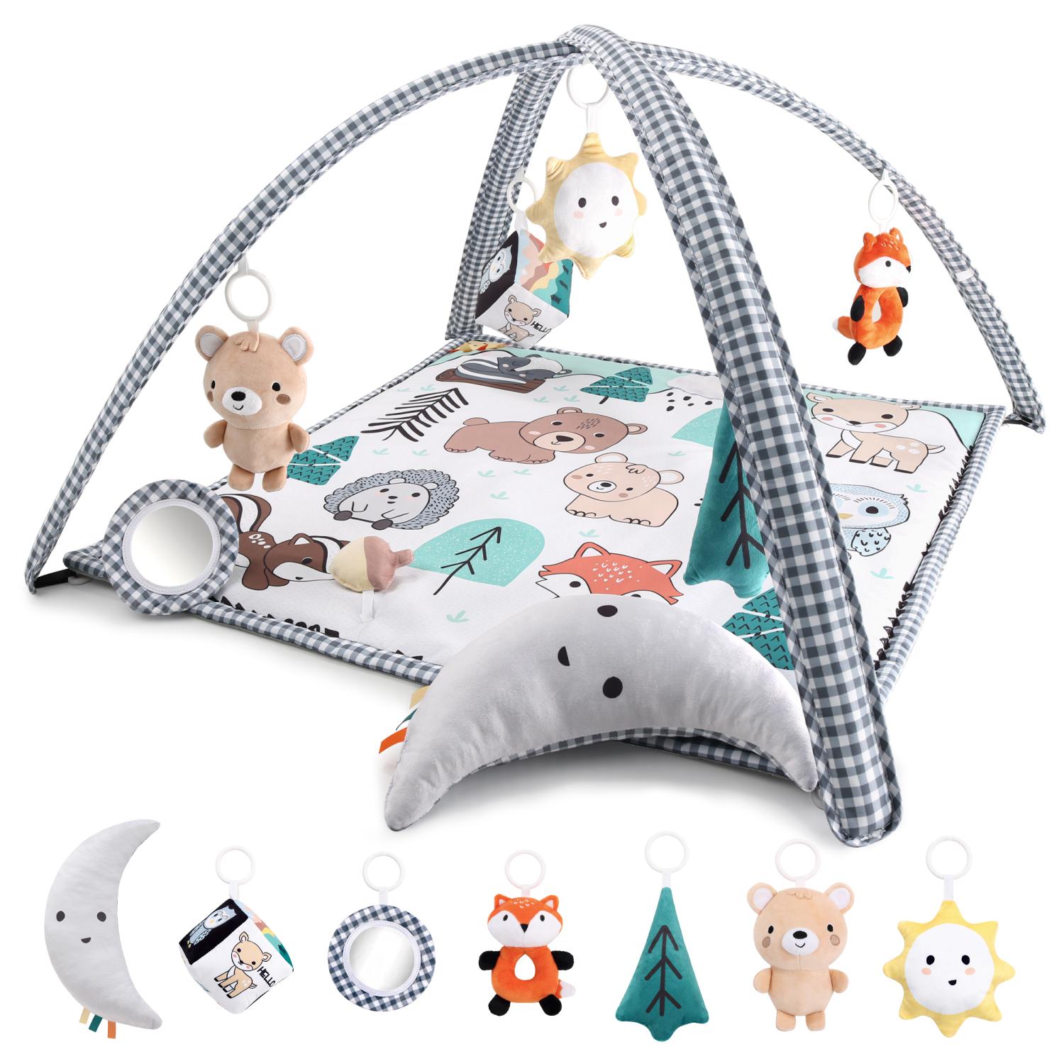 Woodland 7-in-1 Baby Activity Gym and Playmat