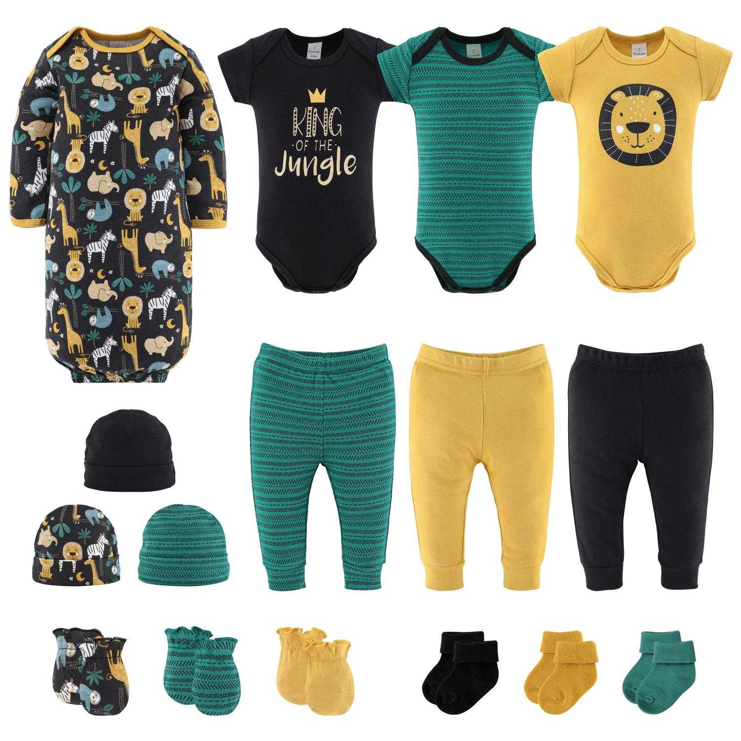 King of The Jungle Baby layette gift set all