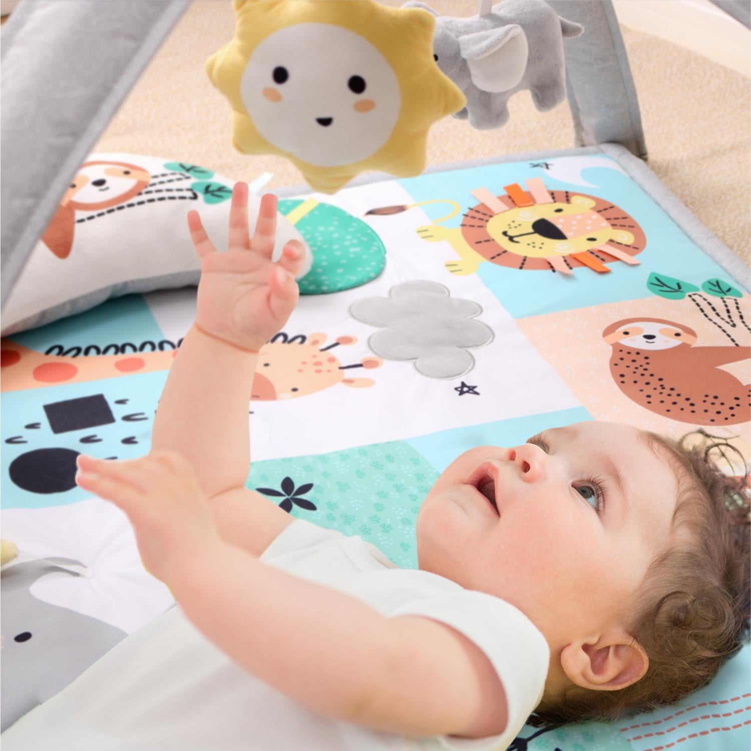 Safari 7-in-1 Baby Activity Gym and Playmat