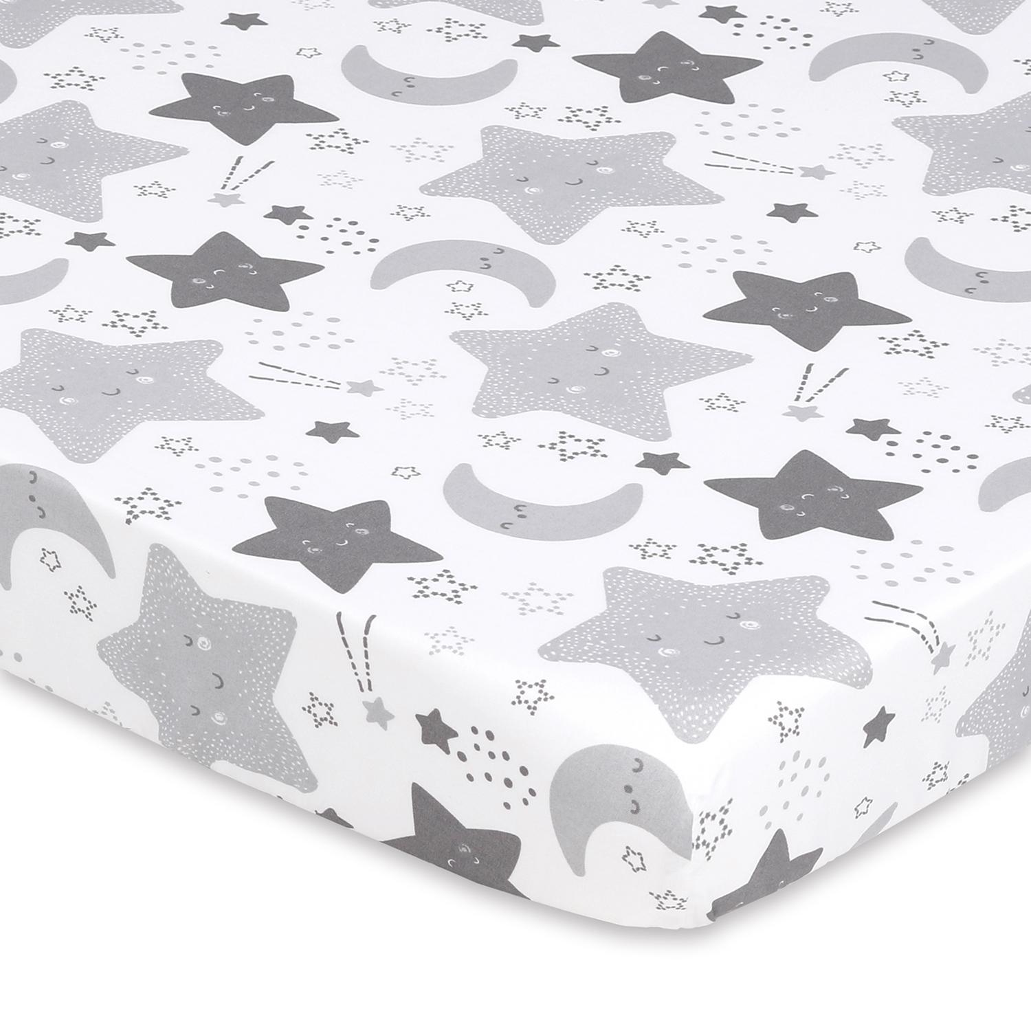 Celestial Elephant Fitted Playard Sheets, 3-Pack