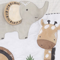 Safari Serenity 4-Piece Organic Crib Bedding Set