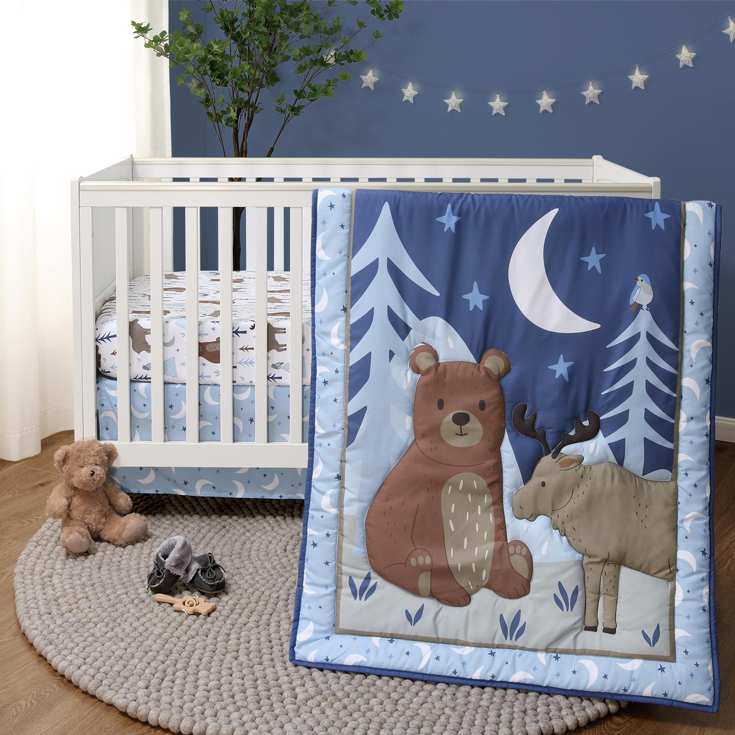 Under the Stars 3-Piece Crib Bedding Set