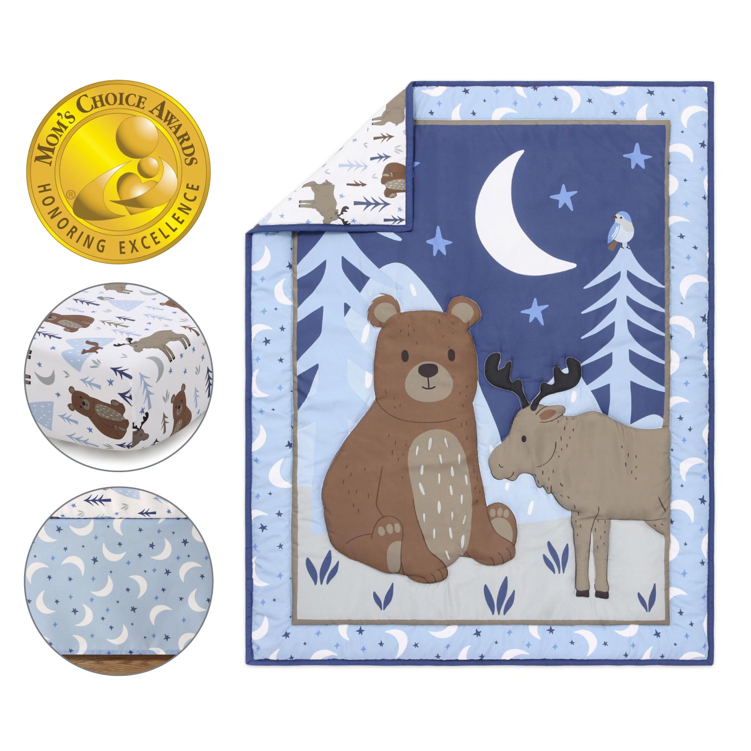 Under the Stars 3-Piece Crib Bedding Set