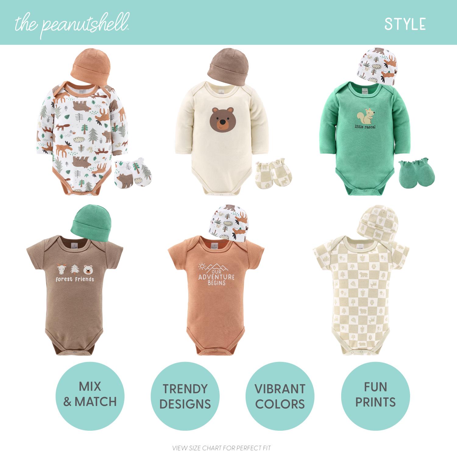 23 Piece Layette Gift Set, Wilderlust