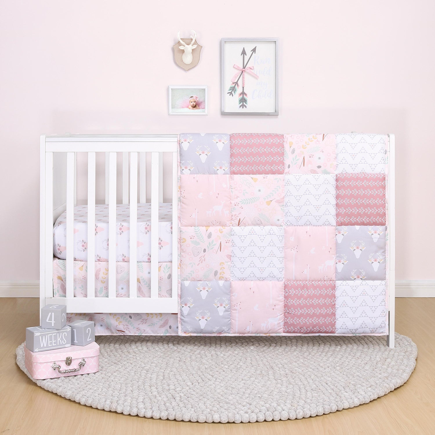 Meadow 3-Piece Crib Bedding Set