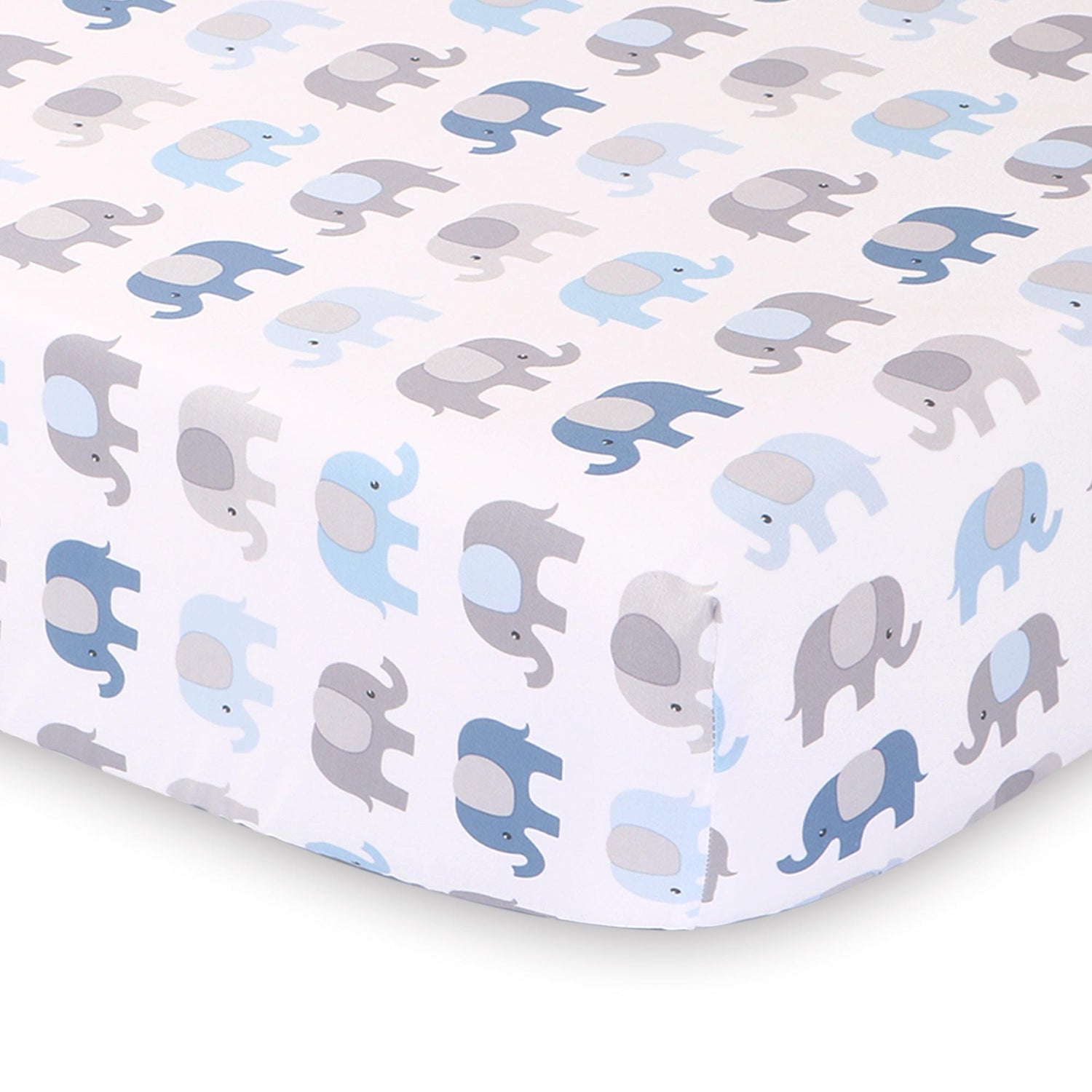 Sleepy Elephant 3-Piece Crib Bedding Set