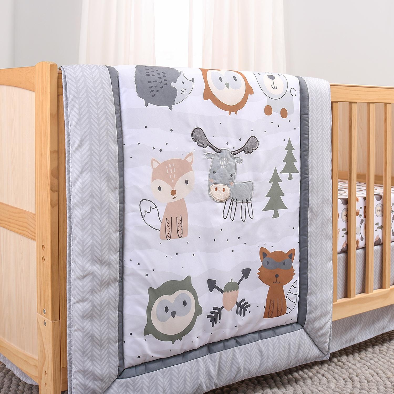 Woodland Walk 3-Piece Crib Bedding Set