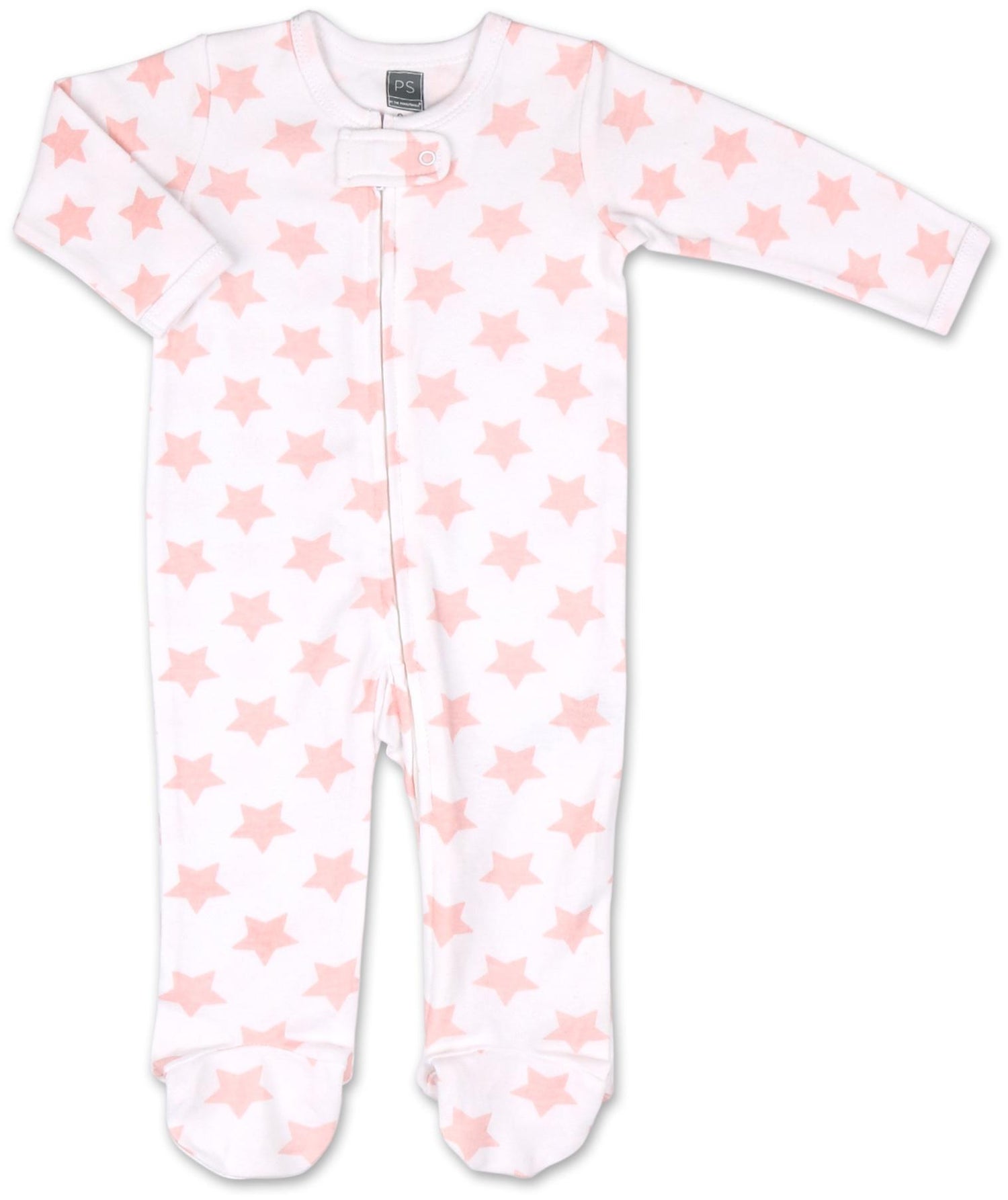 Baby Girl Flower Footed Baby Sleepers for Girls, 3-Pack