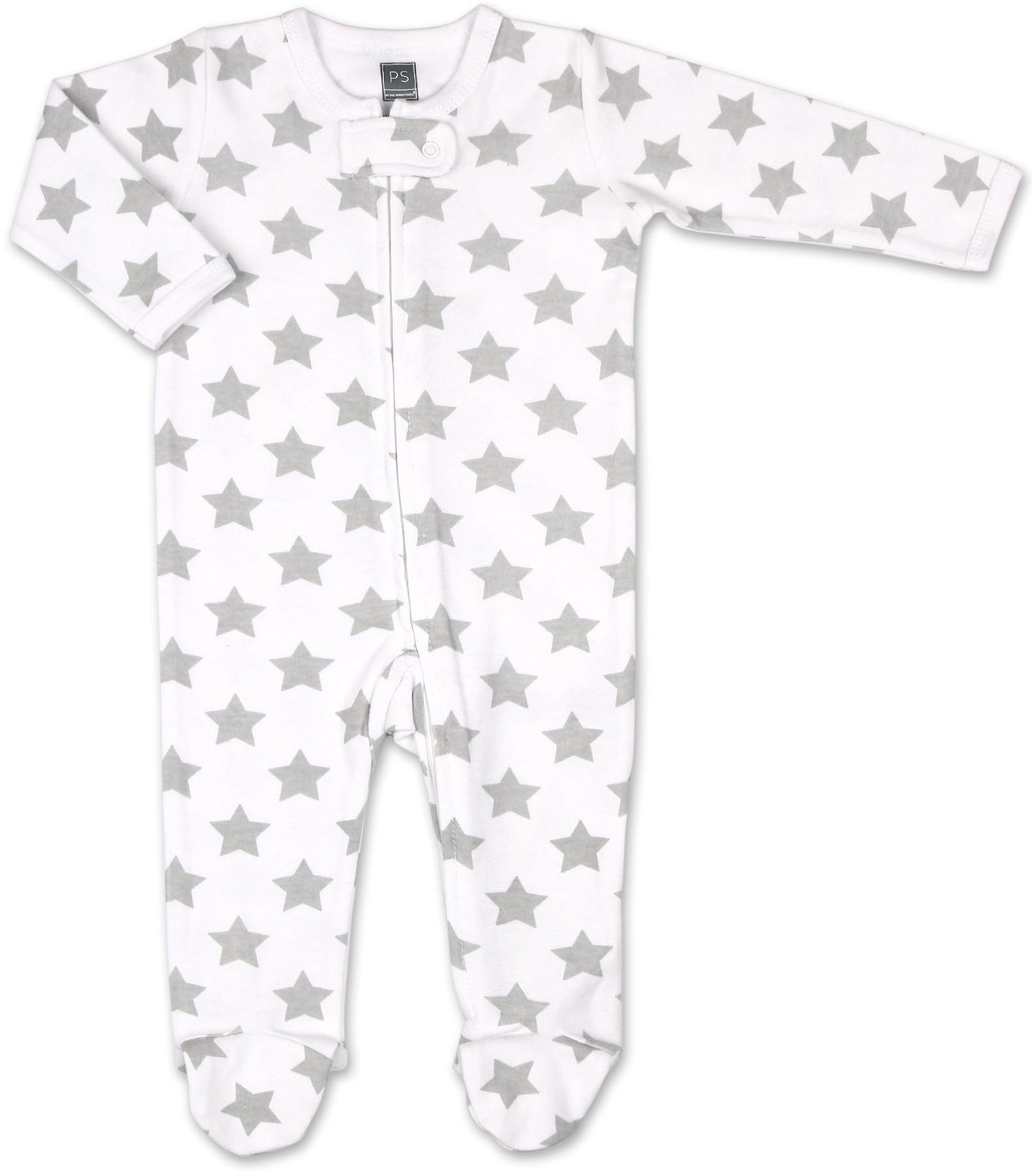 Safari Footed Baby Sleepers for Boys and Girls, 3-Pack