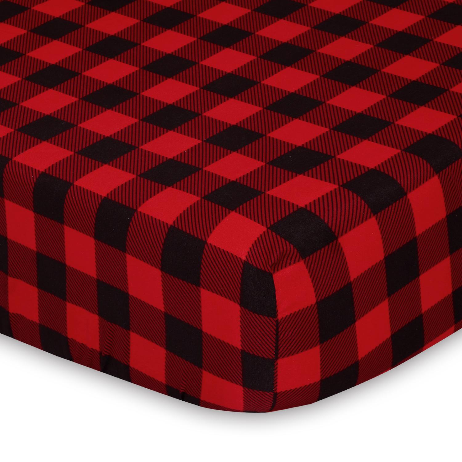 Buffalo Plaid 2-Pack Crib Sheet Set