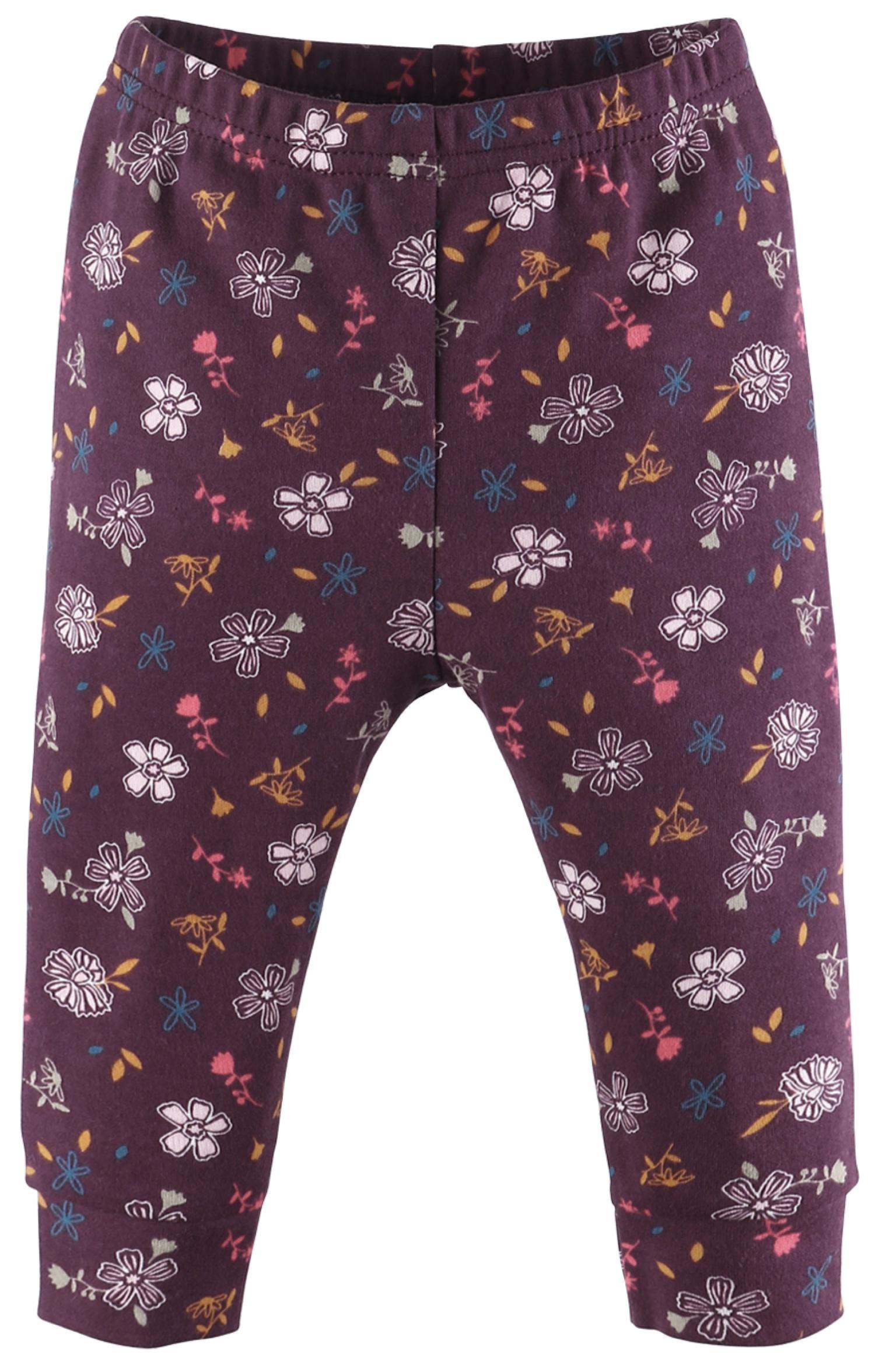 Polka Dots and Floral Print 5-Pack Pants