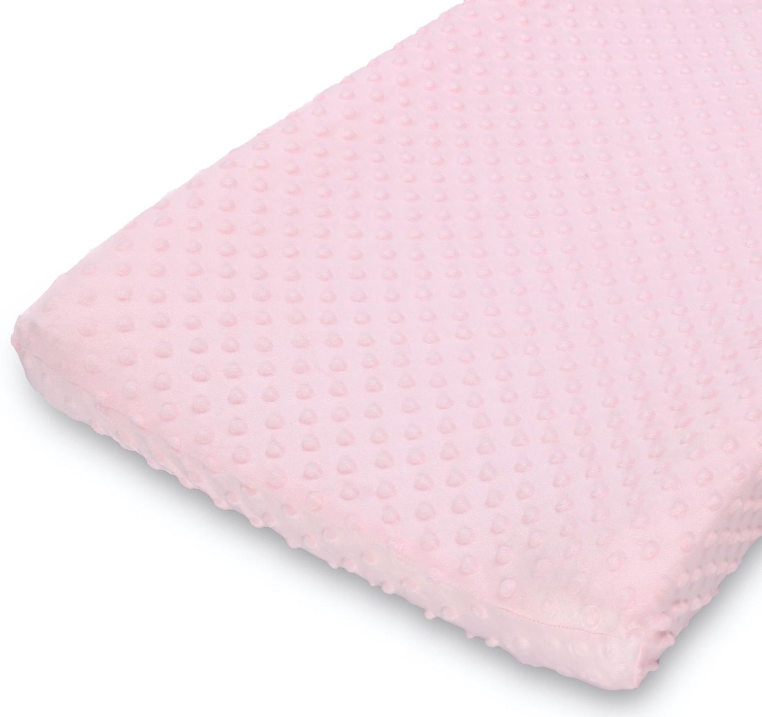 Pink & White Minky Dot Changing Pad Covers