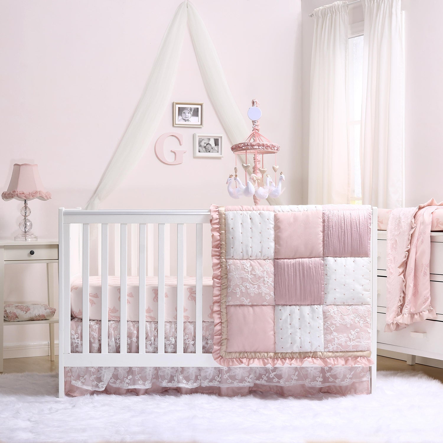 Grace 4-Piece Crib Bedding Set