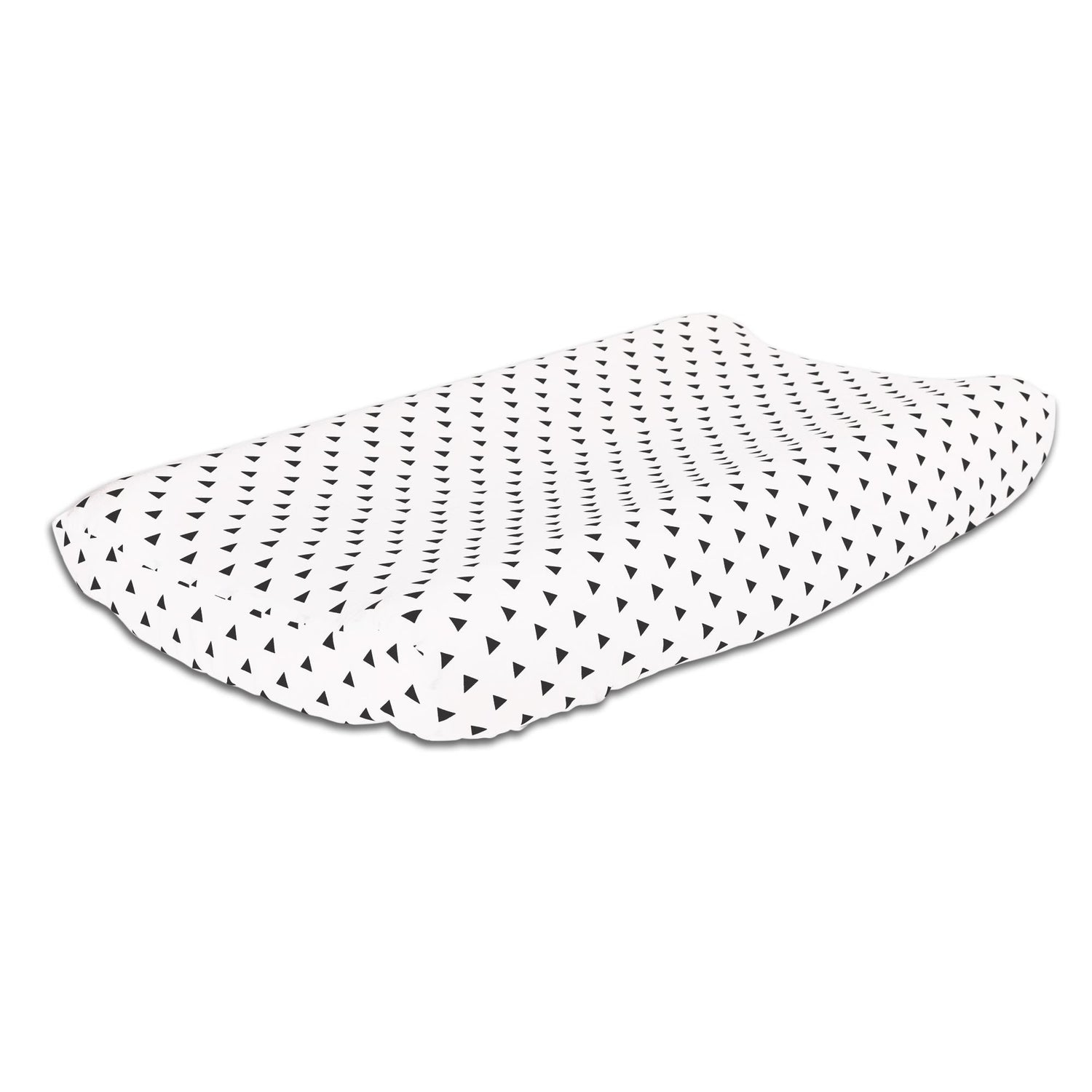 Black Triangles Changing Pad Cover