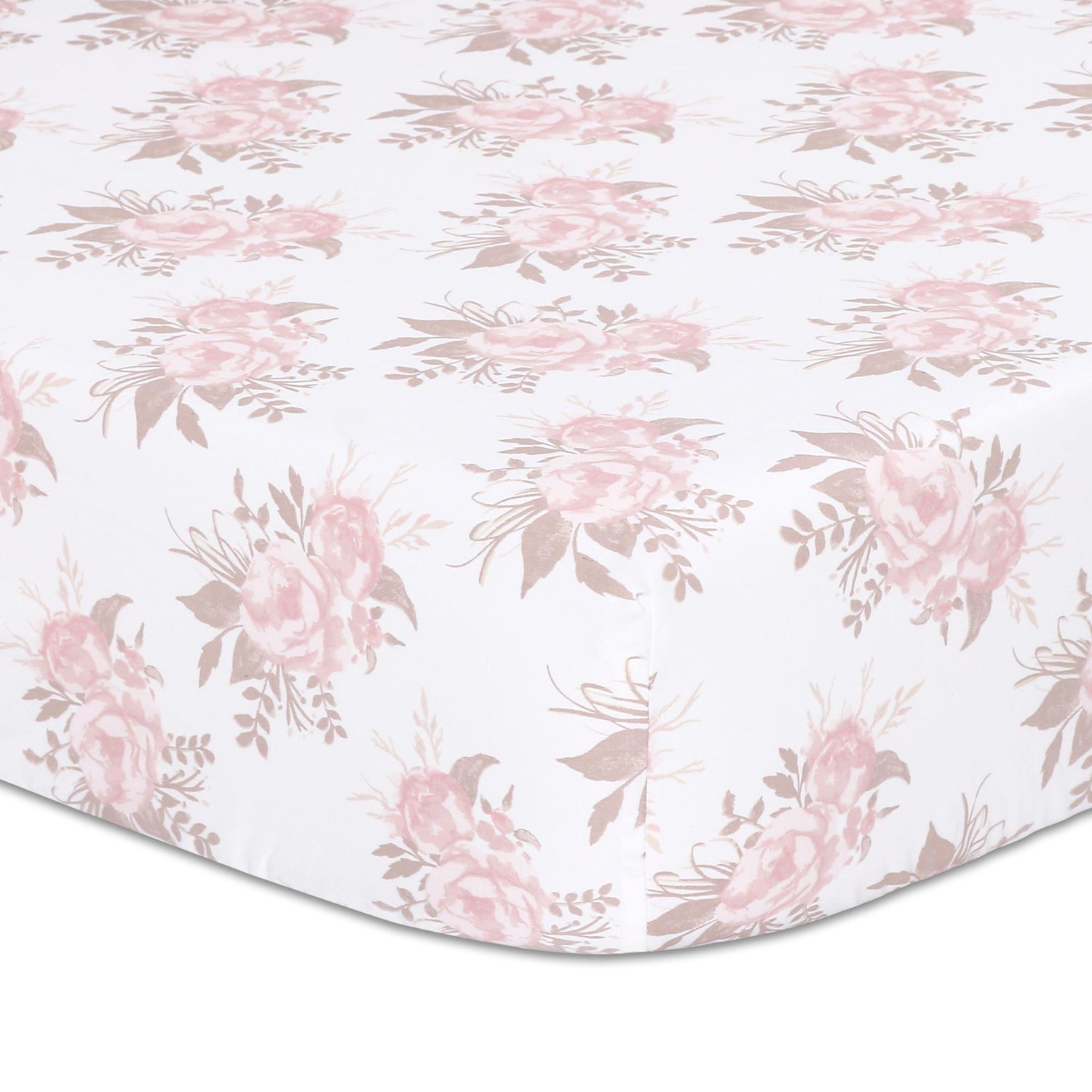 Grace Floral Fitted Crib Sheet