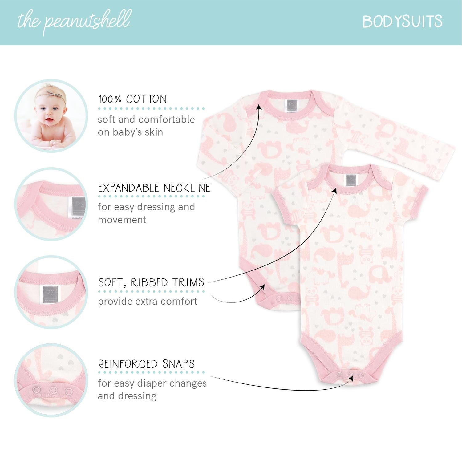 23 Piece Layette Gift Set, Soft Pink Favorite