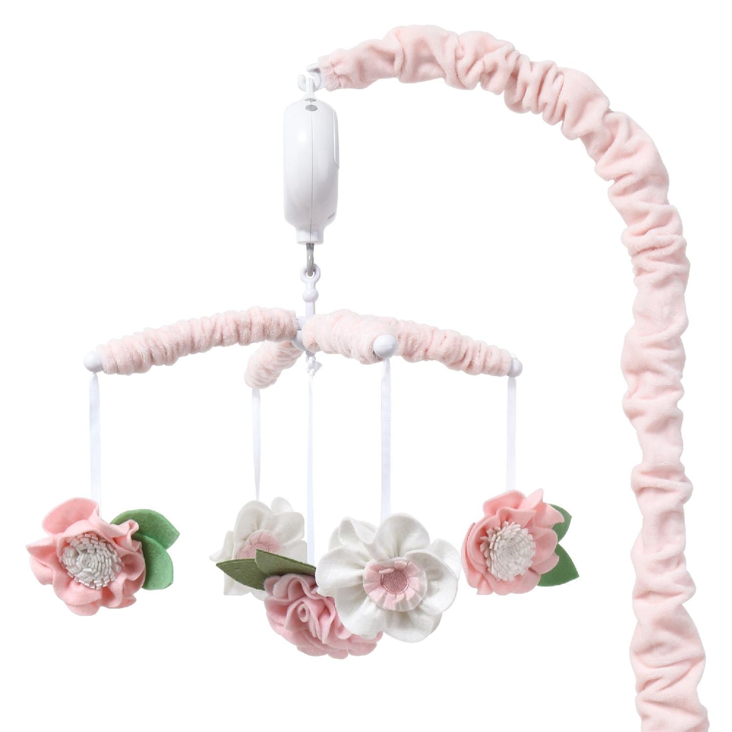 Pink Floral Musical Mobile