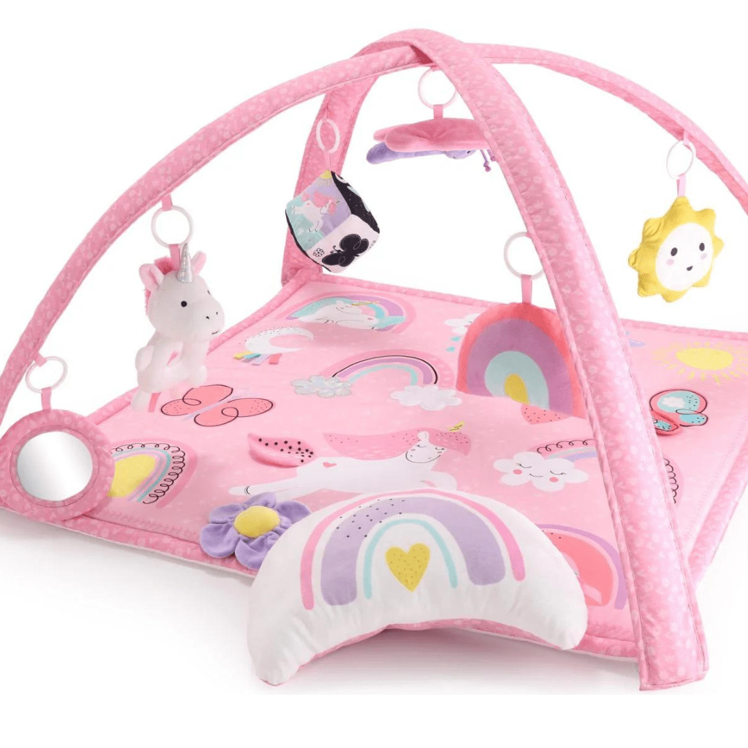 Rainbow Paradise 7-in-1 Baby Activity Gym and Playmat